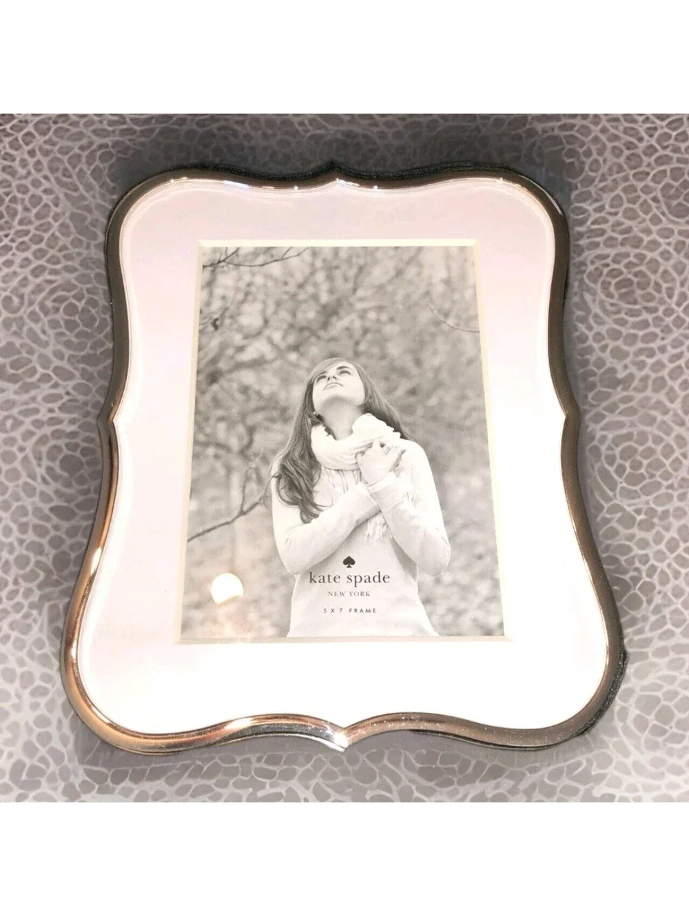 Kate Spade Lenox Gold Tone Over Silver Plate 5X7